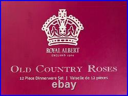 Royal Albert Old Country Roses 12 Piece Dinnerware Set