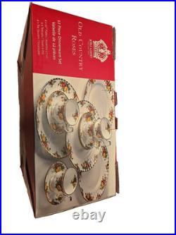 Royal Albert Old Country Roses 12 Piece Dinnerware Set- Brand New