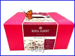 Royal Albert Old Country Roses 12 Piece Dinnerware Set, NEW Wedgwood