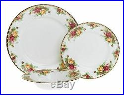 Royal Albert Old Country Roses 12- Piece Dinnerware Set, Service for 4