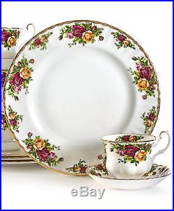 Royal Albert Old Country Roses 12 Piece Dinnerware Set Service for 4 New