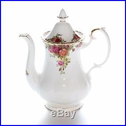 Royal Albert Old Country Roses 12 Place Tea And Coffee Set, Includes Teapot