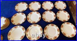 Royal Albert Old Country Roses 12 place setting with serving dishes 94 pcs