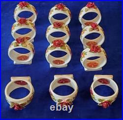 Royal Albert Old Country Roses 12 place setting with serving dishes 94 pcs