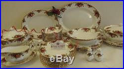 Royal Albert'Old Country Roses' 12 x Place Dinner Service 1st Quality