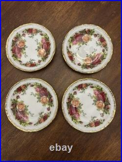 Royal Albert Old Country Roses 12cm Small Plates Set 4Classic English Bone China