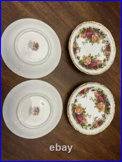 Royal Albert Old Country Roses 12cm Small Plates Set 4Classic English Bone China