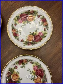 Royal Albert Old Country Roses 12cm Small Plates Set 4Classic English Bone China