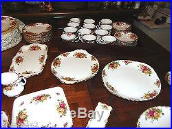 Royal Albert Old Country Roses 12x5 pc Place Settings-plus 16 tot 78 Pieces