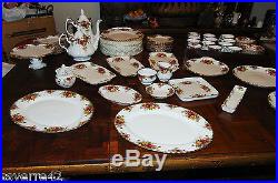 Royal Albert Old Country Roses 12x5 pc Place Settings-plus 16 tot 78 Pieces