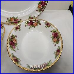 Royal Albert Old Country Roses 13.5 Oval Serving Platter & 2 Ovals Bowl 9