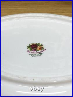 Royal Albert Old Country Roses 13 Oval Serving Platter & 9 Oval Serving Bowl