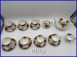 Royal Albert Old Country Roses 17-Pc Tea Set #7