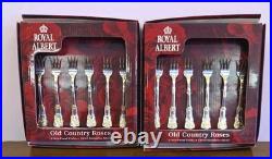 Royal Albert Old Country Roses 18/10 Stainless Steel Sea Food Forks