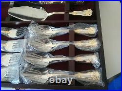 Royal Albert Old Country Roses 18 Piece Stainless Desert Flatware in Chest