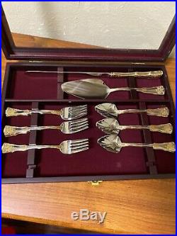 Royal Albert Old Country Roses 18 Piece Stainless Desert Flatware in Chest NEW