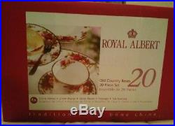 Royal Albert Old Country Roses 1962 Fine Bone China service for 4 EASTER DINNER