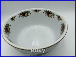 Royal Albert Old Country Roses 1962 Large Sculpted Salad Bowl C38
