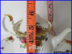 Royal Albert Old Country Roses 1962 Teapot Cream Sugar Teacup Saucer Cups Plate