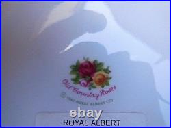 Royal Albert Old Country Roses 1962 Treat Jar Christmas Tree 9 tall Gold Edging