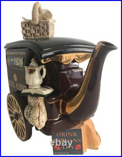 Royal Albert Old Country Roses 1996 Large Heavy Cardew Tea Merchants Teapot Rare