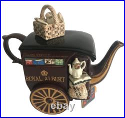 Royal Albert Old Country Roses 1996 Large Heavy Cardew Tea Merchants Teapot Rare