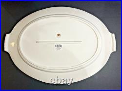 Royal Albert Old Country Roses 19 Oval Serving Platter Fluted Handled Nib