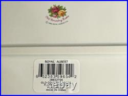 Royal Albert Old Country Roses 19 Oval Serving Platter Fluted Handled Nib