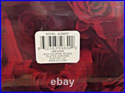 Royal Albert Old Country Roses 19 Oval Serving Platter Fluted Handled Nib