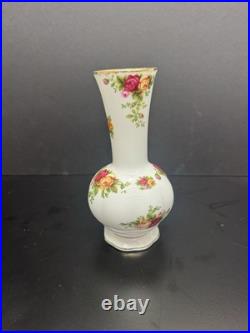 Royal Albert Old Country Roses 19pc Bone China Tea Coffee Set Vases Gold Trim