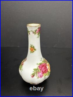 Royal Albert Old Country Roses 19pc Bone China Tea Coffee Set Vases Gold Trim