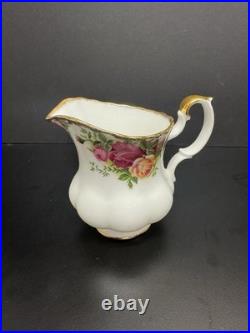 Royal Albert Old Country Roses 19pc Bone China Tea Coffee Set Vases Gold Trim