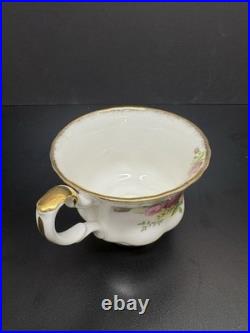 Royal Albert Old Country Roses 19pc Bone China Tea Coffee Set Vases Gold Trim