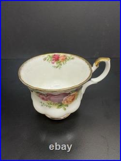 Royal Albert Old Country Roses 19pc Bone China Tea Coffee Set Vases Gold Trim