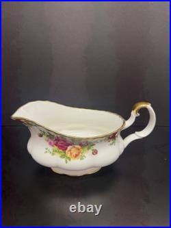 Royal Albert Old Country Roses 19pc Bone China Tea Coffee Set Vases Gold Trim