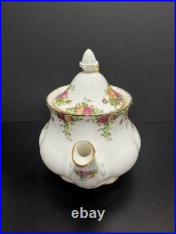 Royal Albert Old Country Roses 19pc Bone China Tea Coffee Set Vases Gold Trim