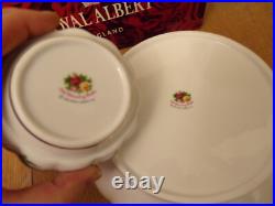 Royal Albert Old Country Roses @2006 Chip-N-Dip Serving Bowl Set @28839002