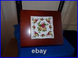 Royal Albert Old Country Roses @2006 Wooden Tea Chest #28832700 NIB