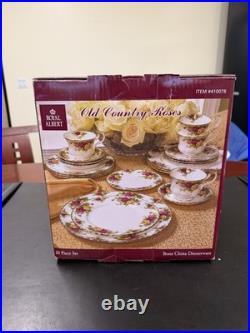 Royal Albert Old Country Roses 20-Piece Bone China Dinner Set 410078