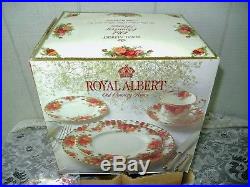 Royal Albert Old Country Roses 20 Piece Bone China Dinnerware Set England