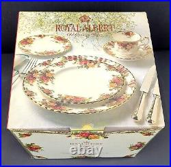Royal Albert Old Country Roses 20 Piece Bone China Dinnerware Set England T42
