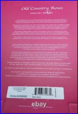 Royal Albert Old Country Roses 20 Piece Cutlery Set Brand New Condition