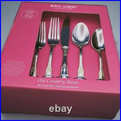 Royal Albert Old Country Roses 20 Piece Cutlery Set Brand New Condition