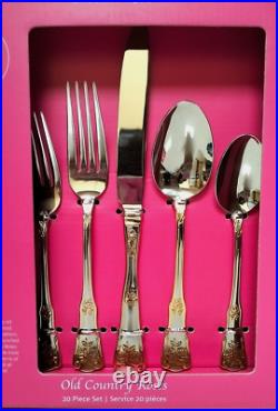 Royal Albert Old Country Roses 20 Piece Cutlery Set in New Condition