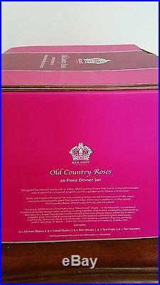 Royal Albert Old Country Roses 20 Piece Dinner Set Service for 4 Royal Albert Old Country Roses 20 Piece Dinner Set Service for 4