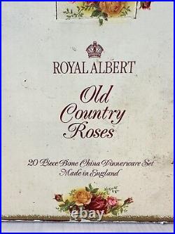 Royal Albert Old Country Roses 20-Piece Dinnerware Set