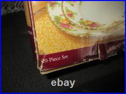 Royal Albert Old Country Roses 20-Piece Dinnerware Set 4-5 Pc Place Settings NIB