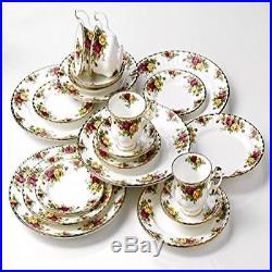 Royal Albert Old Country Roses 20-Piece Dinnerware Set, Service for 4