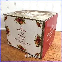 Royal Albert Old Country Roses 20 Piece Dinnerware Set of 4 NEW in Box Plates