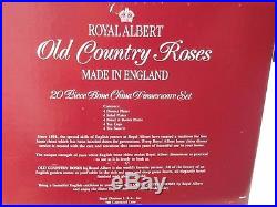 Royal Albert Old Country Roses 20 Piece Fine Bone China Dinnerware Set